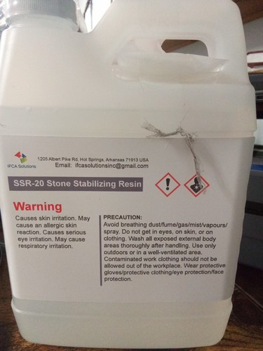 Ssr stone stabilizing - stabilizing, resin