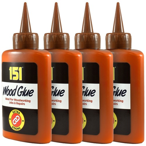 Woodworking glue clear - 4x,