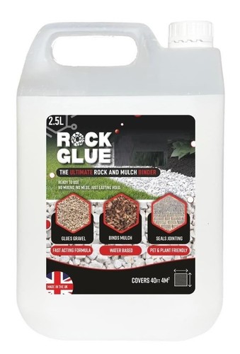 Garden gravel glue - gravel,
