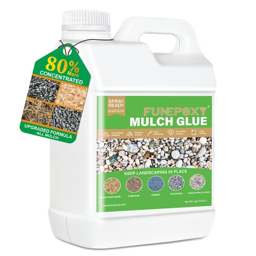 Gravel binder glue - clear, resin
