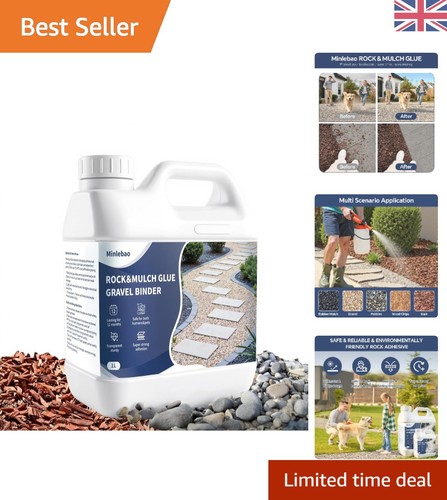 Rock glue gravel - glue,gravel, mulch
