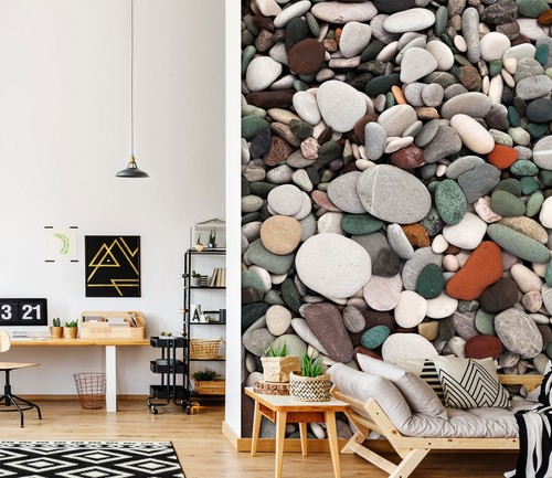 Gray pebbles r6485 - 3d,