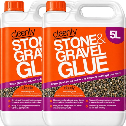 Cleenly stone gravel glue - stone, &